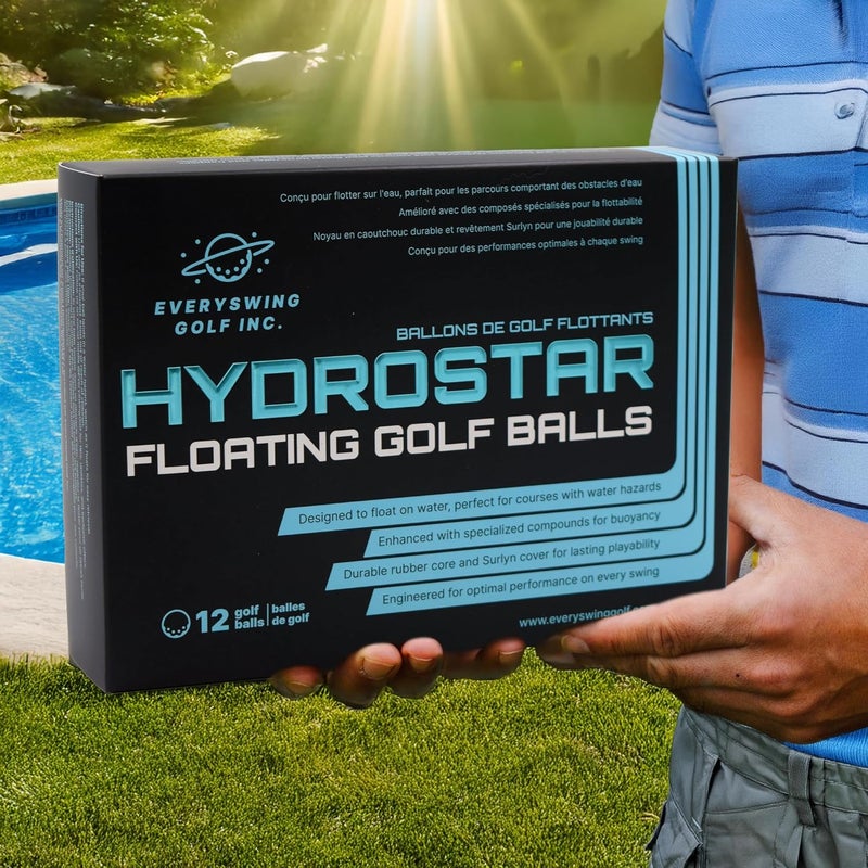 EVERYSWING GOLF HydroStar Floating Golf Balls – Lightweight Golf Balls for Water Hazards & Pool Practice - Golf Balls That Float in Water - Image 4